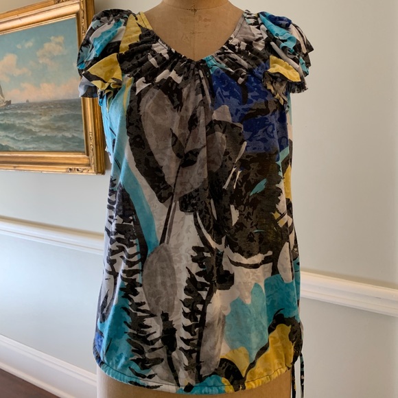 International Concepts Multi color print top - Picture 1 of 3